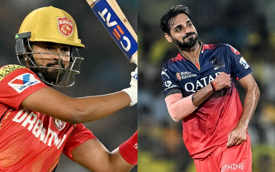 Shreyas Iyer and Bhuvneshwar Kumar