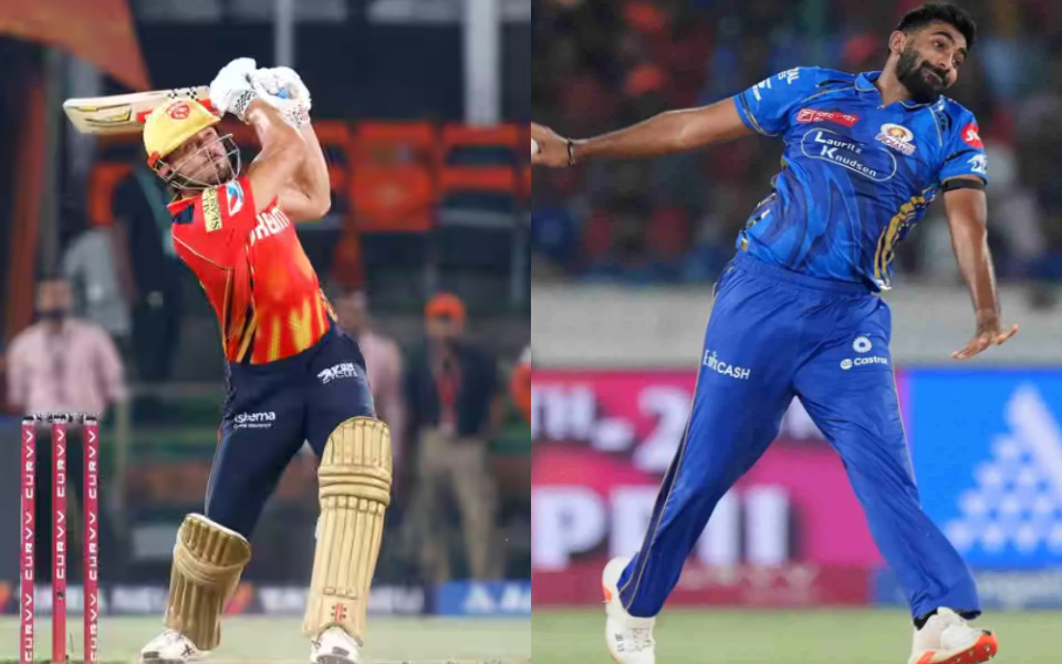 Marcus Stoinis and Jasprit Bumrah