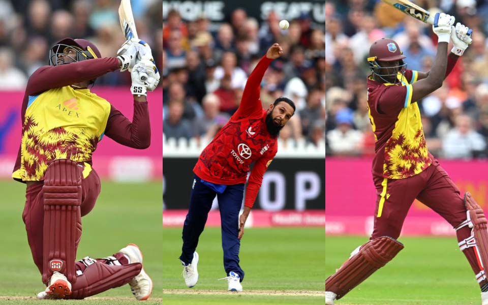 ENG vs WI 2025: Romario Shepherd, Adil Rashid, Jason Holder